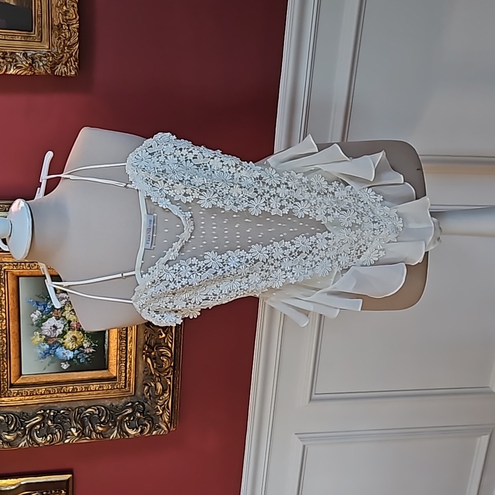 Flora Nikrooz Chemise Bridal Wedding Anniversary Valentines White XS
